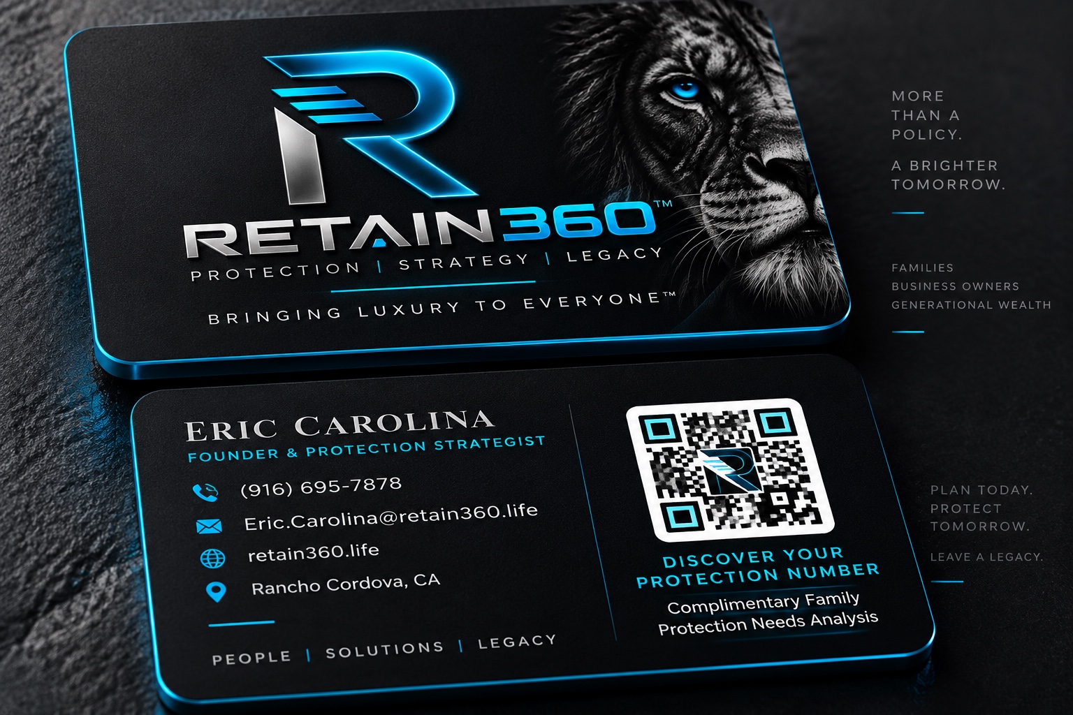Retain360 business card
