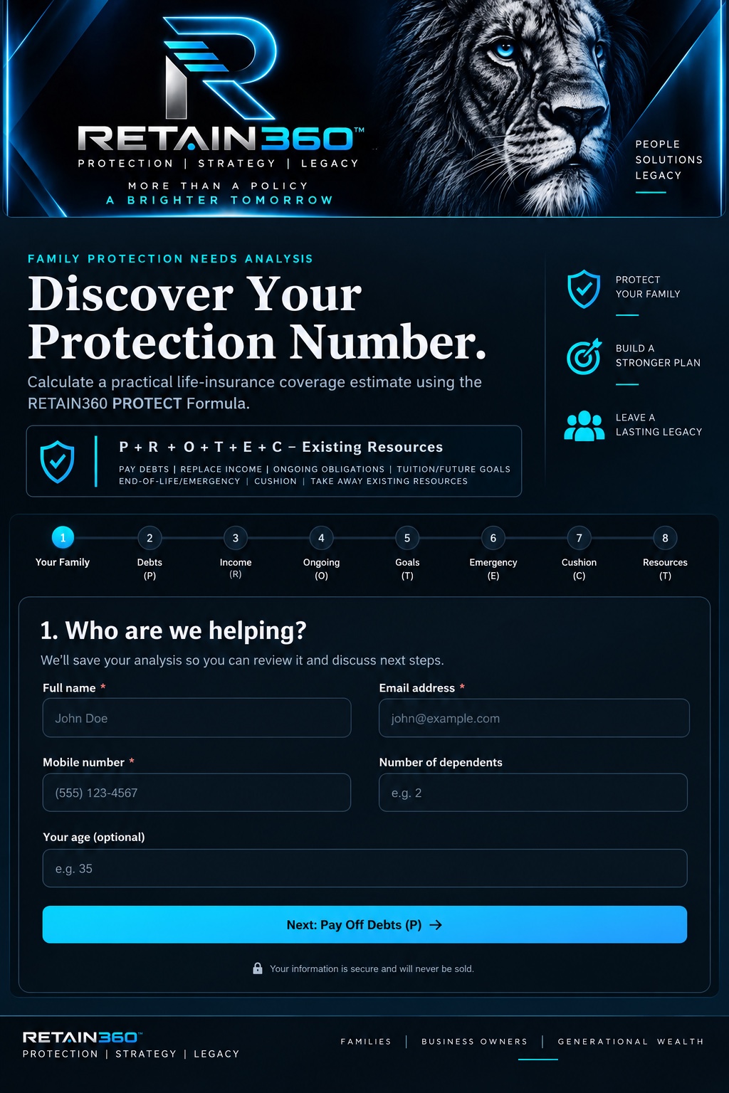 RETAIN360 Protection Strategy Legacy